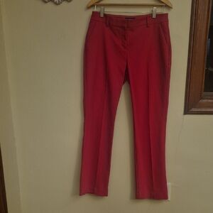 Express Vibrant Red Straight Leg Women's Pants